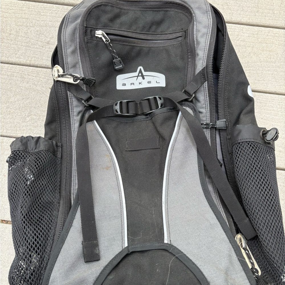 Black and Gray bike bag